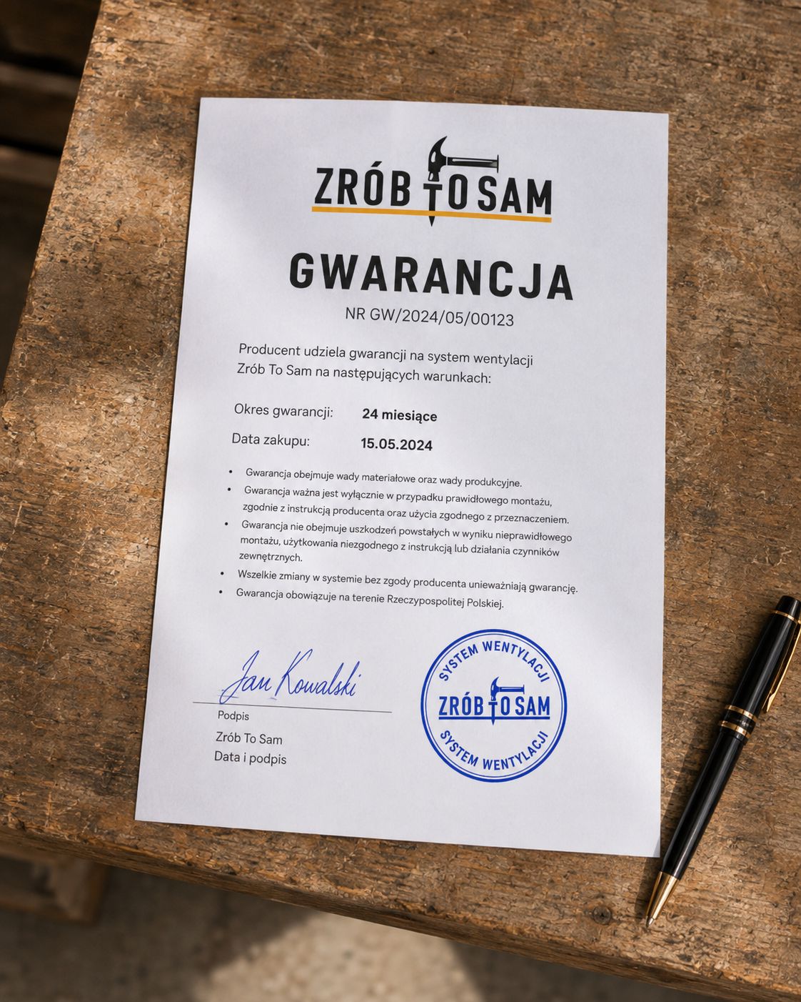 Gwarancja i serwis Zrób to sam